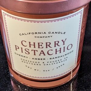 Cherry Pistachio Candle - Rose Gold
